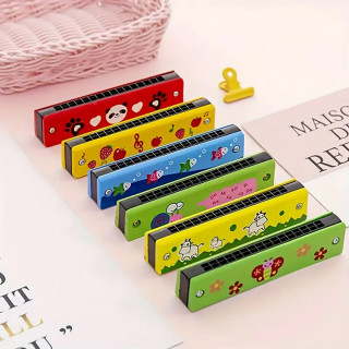 Cartoon Baby - Drvena usna harmonika za decu