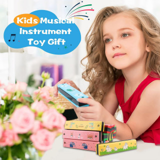 Cartoon Baby - Drvena usna harmonika za decu