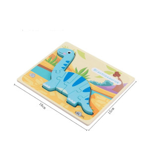 3D Dino kreativne drvene puzle razigranih motiva i boja