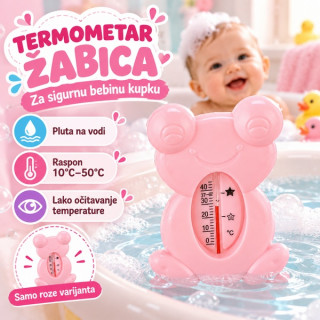 Termometar za vodu - Žabica za sigurnu kupku