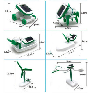  6u1 kreativna solarna transformers igračka