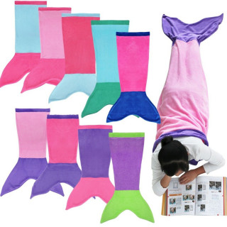 Mermaid Blanket - Plišano Sirena ćebe roze-plavo