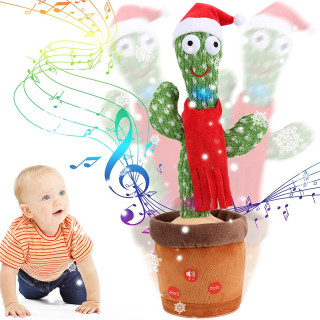 Novogodišnji veseli kaktus koji peva, pleše i svetli