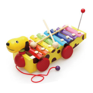 Wooden Instruments - Drveni metalofon za decu u obliku kuce