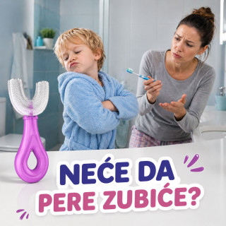 Pametna Dečija Četkica – Čisti sve zube odjednom za 10 sekundi