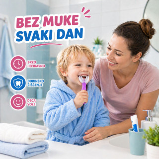 Pametna Dečija Četkica – Čisti sve zube odjednom za 10 sekundi