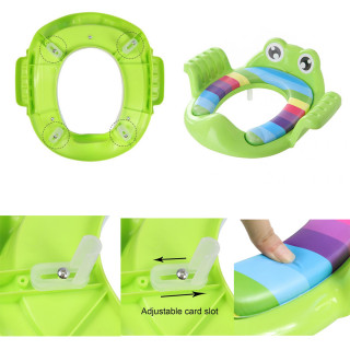 Frog Toilet  - Zeleni wc adapter za decu u obliku žabice