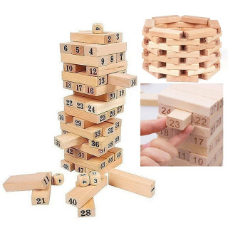 Mini Jenga drveni toranj - društvena igra