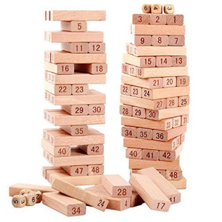 Mini Jenga drveni toranj - društvena igra