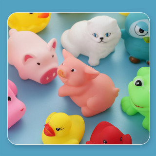 Bebe životinje - mini gumena igračka