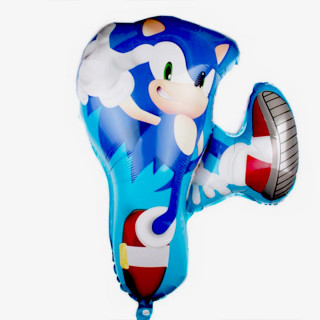 Sonic Kick Baloon - Dečiji balon u obliku Sonika u skoku
