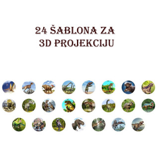 Dinosaurus 3d projection - digitalni sat sa projektorom