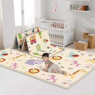 Baby play mat - dvostrana podna prostirka za bebe u poklon pakovanju 180x150cm