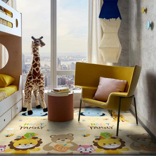Animal family play mat - Mekana podna prostirka za igru 180x150cm