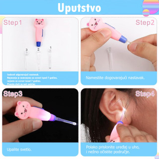LED Ear-Cleaner – Svetleći čistač ušiju za decu