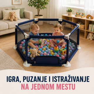 Sigurna dečija ogradica za igru – prostor za bezbrižnu igru - Baby Playpen