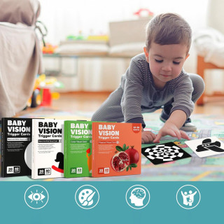 Baby Vision level 4 - edukativne kartice za bebe jarkih boja (12-36 meseci)