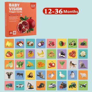 Baby Vision level 4 - edukativne kartice za bebe jarkih boja (12-36 meseci)