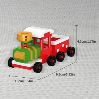 Praznični vozić od kockica - 177 delova radosti