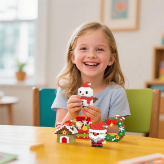 Praznična kućica od kockica - 189 delova radosti