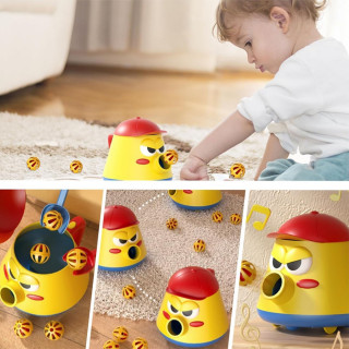 Mega interaktivni set za decu - Rotacioni automobil + sakupljač loptica