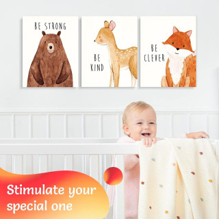 Veseli životinjski posteri za dečiju sobu