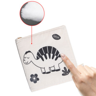 Cotton Vision Fence - Pamučna crno-bela ogradica za bebinu kolevku