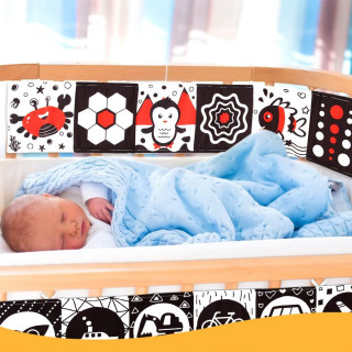Baby Vision Fence - kontrastna razvojna ogradica za krevetac