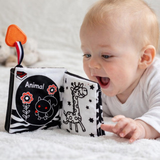 Baby Vision Book - kontrasna platnena knjiga za bebe