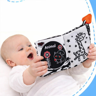 Baby Vision Book - kontrasna platnena knjiga za bebe