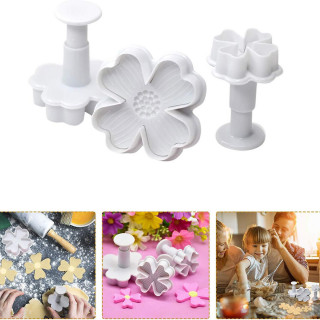 Cookie cutter – 3 u 1 cvetne modle za testo
