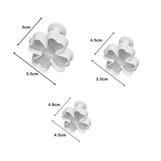 Cookie cutter – 3 u 1 cvetne modle za testo