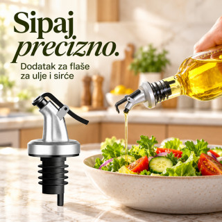 Dodatak za flaše - za precizno doziranje ulja i sirćeta