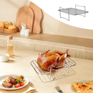 Ovalna rešetka za brzu pripremu jela u air fryer-u