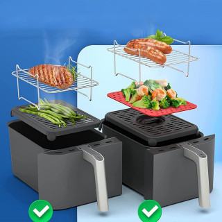Ovalna rešetka za brzu pripremu jela u air fryer-u