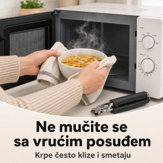 Hvataljka za vrele činije i posude – sigurno vađenje bez opekotina