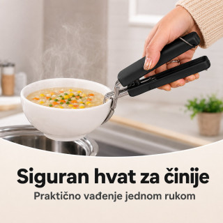 Hvataljka za vrele činije i posude – sigurno vađenje bez opekotina