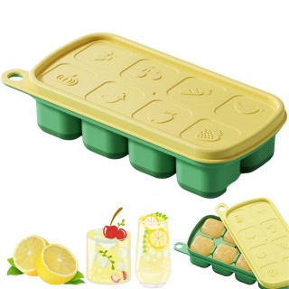 Silikonski kalup za velike kocke sa poklopcem