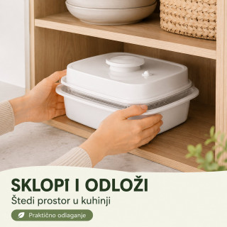 Spratna posuda za kuvanje na pari Favorina – zdrav obrok bez šporeta