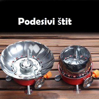 Windproof Gas Stove - rešo na gas sa podesivim vetrobranom