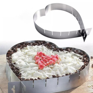 Heart mold- Podesivi kalup za torte u obliku srca