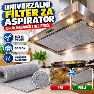 Univerzalni filter za aspirator od filca