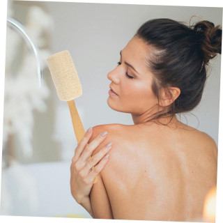 Prirodna lufa četka za kupanje sa drškom