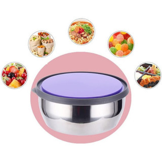 Inox Bowl Set - Set od 3 inoks činije sa poklopcima