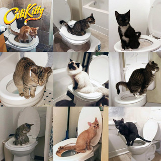 CitiKitty Cat Toilet Training - Pomoćnik mačkama da nauče da koriste WC šolje