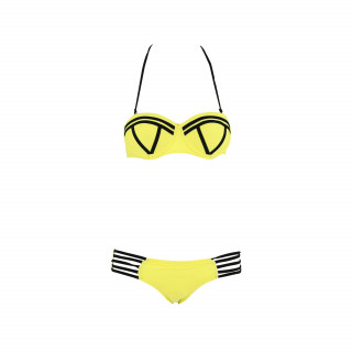 Dvodelni ženski kupaći kostim - SUPER GIRL YELLOW