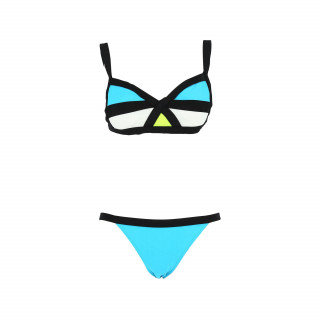 Dvodelni ženski kupaći kostim - MODERN MIX BLUE