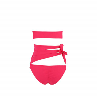 Jednodelni ženski kupaći kostim - LINKED PINK
