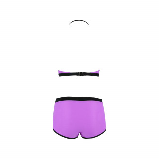 Dvodelni ženski kupaći kostim - LINES MIX PINK