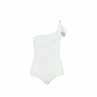 Jednodelni ženski kupaći kostim - PLUS SIZE - FEMME WHITE